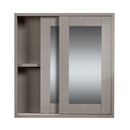 SUZIE - Miroir Gris Léger 24-25 pouces